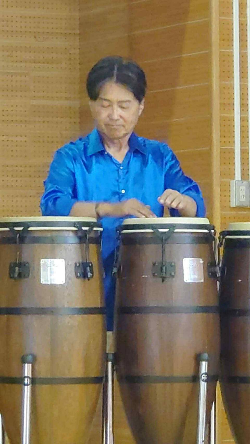 パーカッショニスト オクトパス今井 プロフィール写真